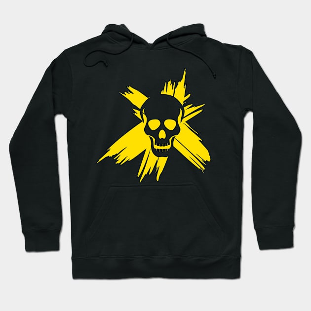 Pattern pandemic, skull, biohazard, nuclear Hoodie by GreenOptix